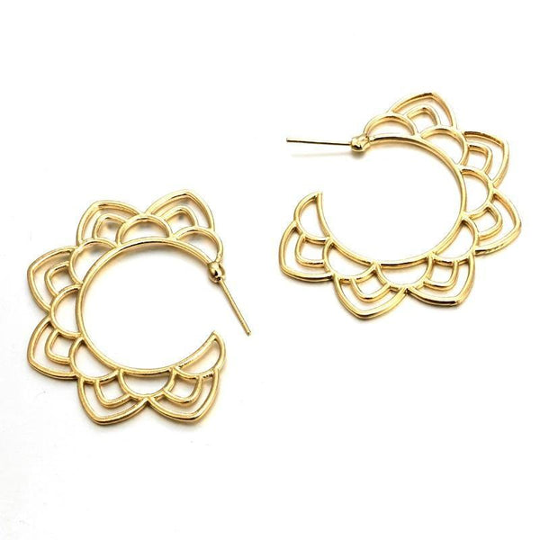 Flora -Gold Earrings