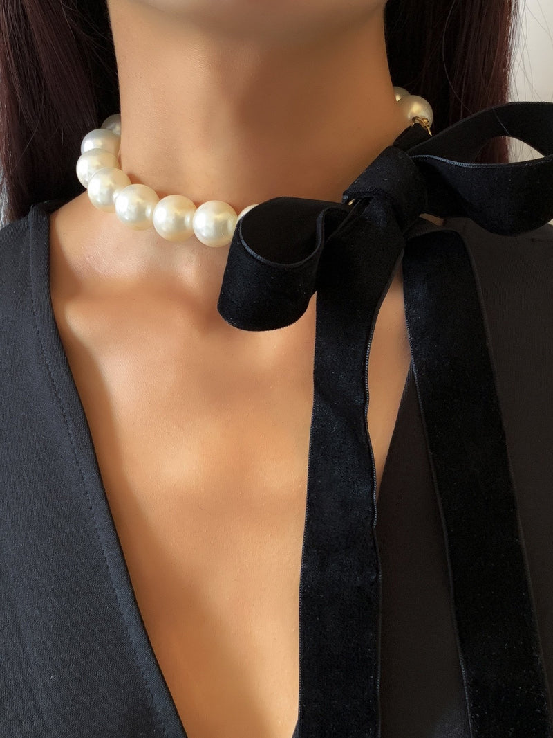 Elegance Tied in Pearls