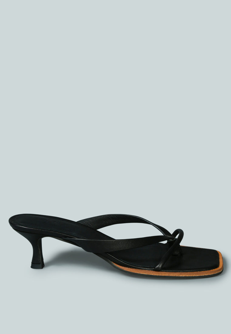 Winslet Heeled Thong Sandal