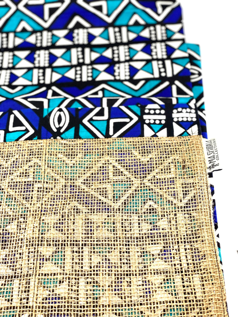 The Mashona Burlap Pocket Wax Print Aprons