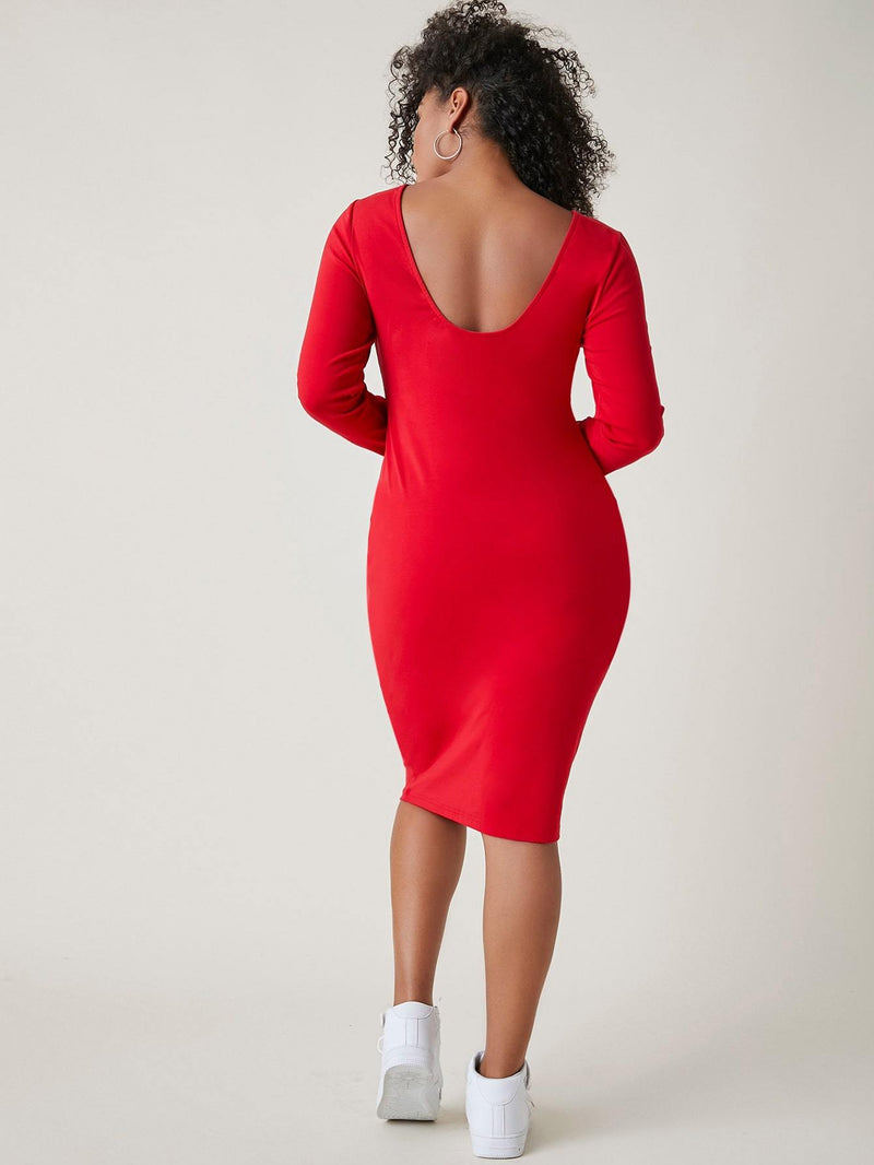 Red Hot & Ready Simple Dress