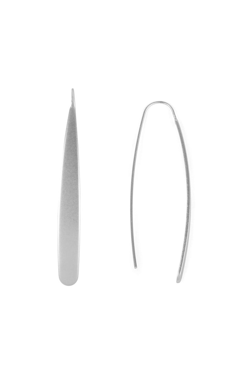 Hde2124 - Wish Bone Threader Earrings