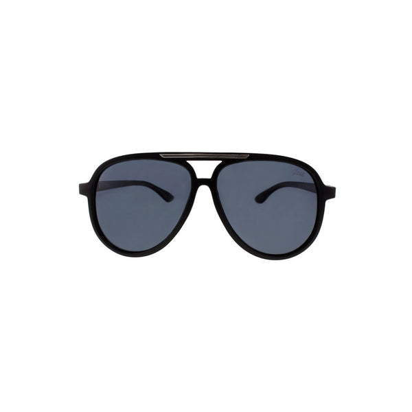 Jase New York Rivers Sunglasses in Matte Black