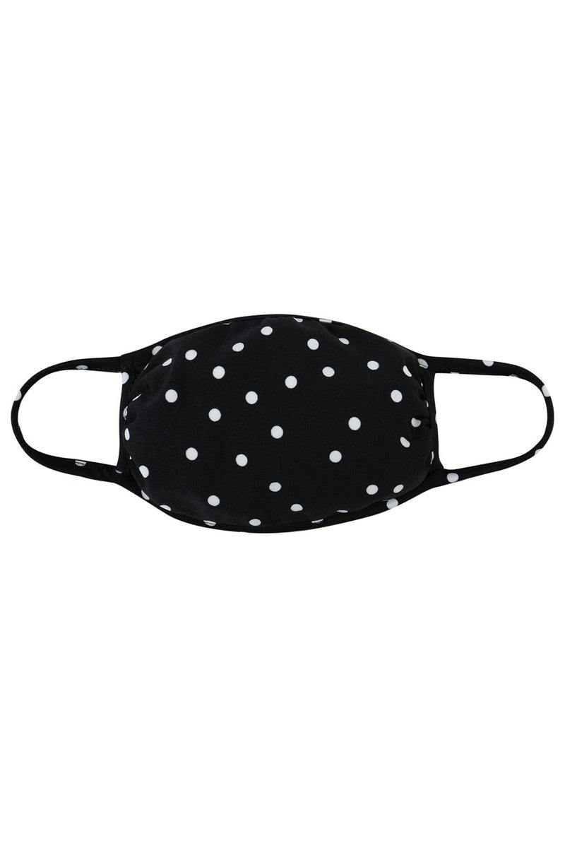 Rfm6002-Rpd002- Polka Dots Printed Reusable Face Mask for Adults