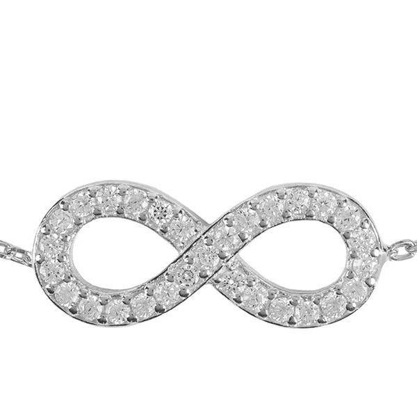 Eternity Infinity Bracelet Silver