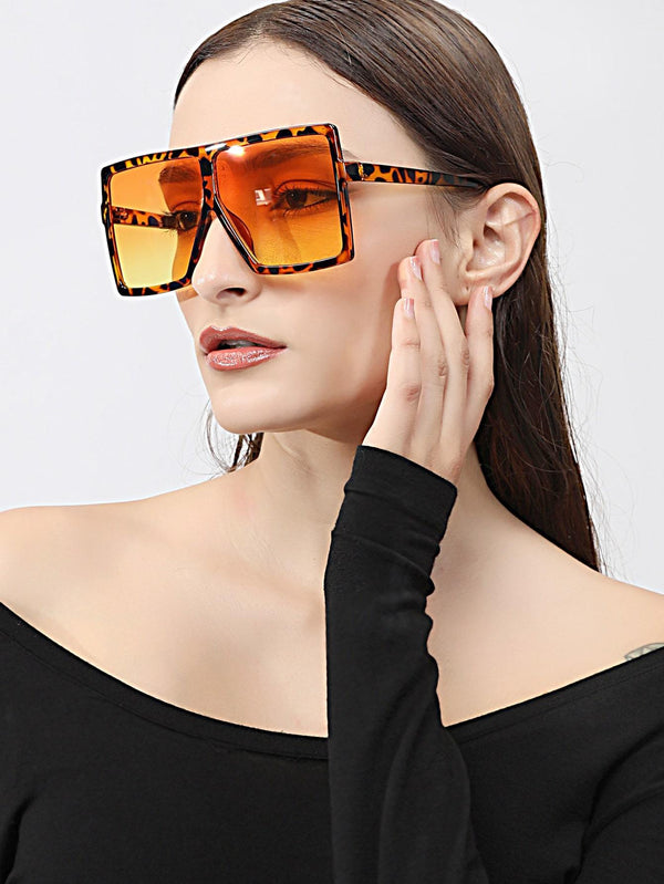 The Square Biz Tortoise Sunglasses