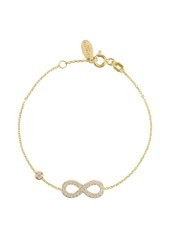 Eternity Infinity Bracelet Gold