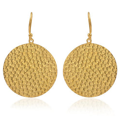 Devi Circle Earrings in Gold
