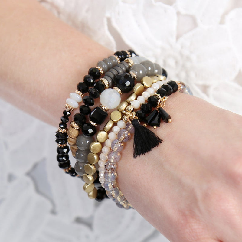 Hdb2058 - Beads Stack Bracelet