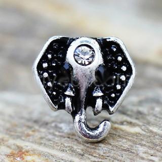 316L Stainless Steel Jeweled Elephant Cartilage Earring