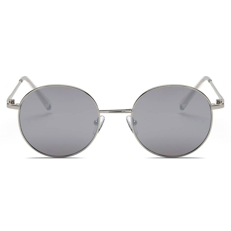 GENEVA | S2066 - Retro Vintage Metal Round Oval Circle Sunglasses