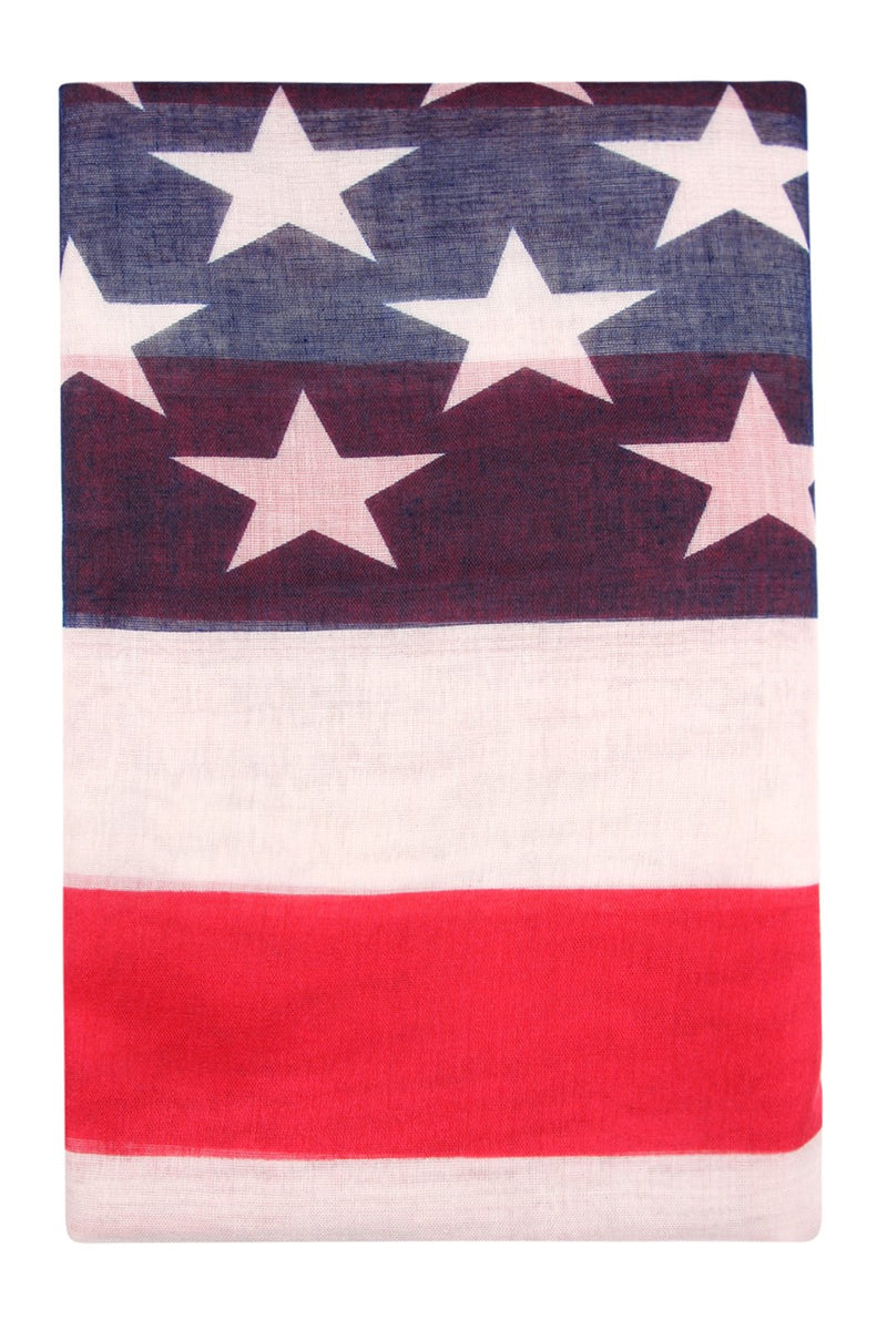 Hdf2486 -  American Flag Infinity Scarf
