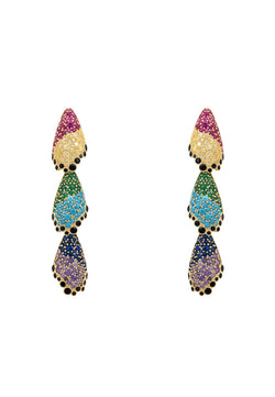 Arabelle Rainbow Earrings Gold