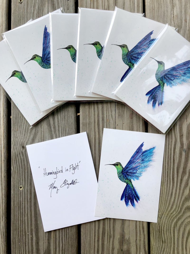 Hummingbird in Flight : Prints