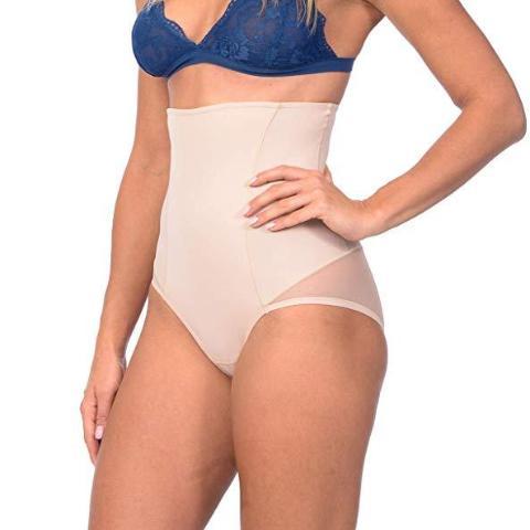 Hi Waist Shaper With Targeted Double Front Panel for Smooth Shaping Nude