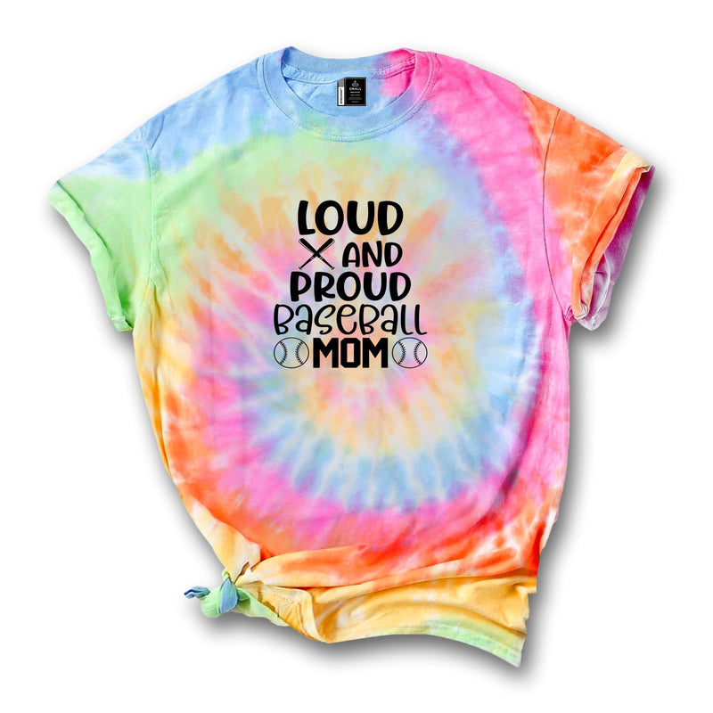 Baseball Mom Tshirt, Loud and Proud Baseball Mom Tee, Baseball Style Shirt, Baseball Game Day Tee, Baseball Mom Shirt