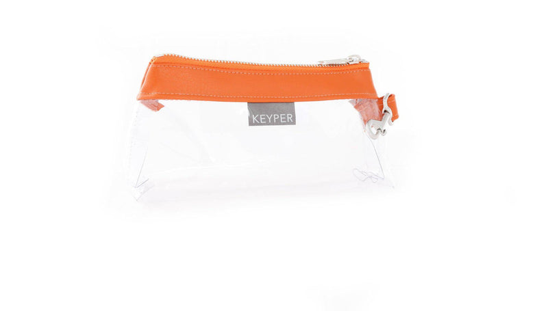 Persimmon CLEAR IT BAG • Pouch - Signature Trim