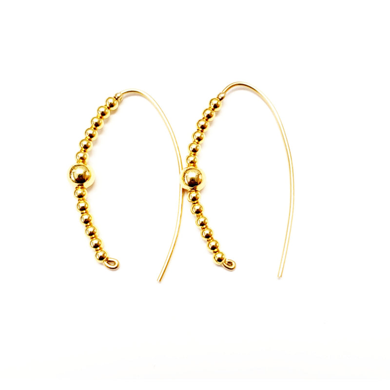 Gold Slider Hoops