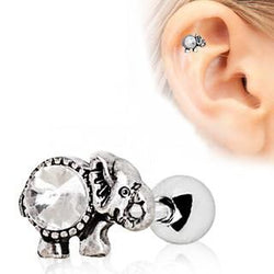 316L Surgical Steel Elephant Cartilage Earring