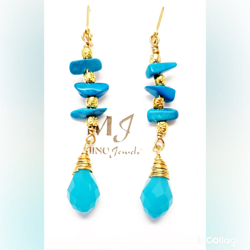 Turquoise Beach Earrings