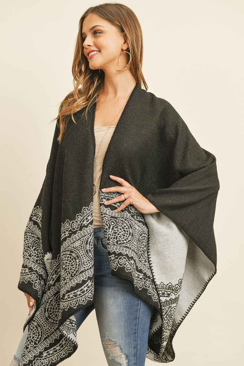Mandala Mid Thigh Length Kimono
