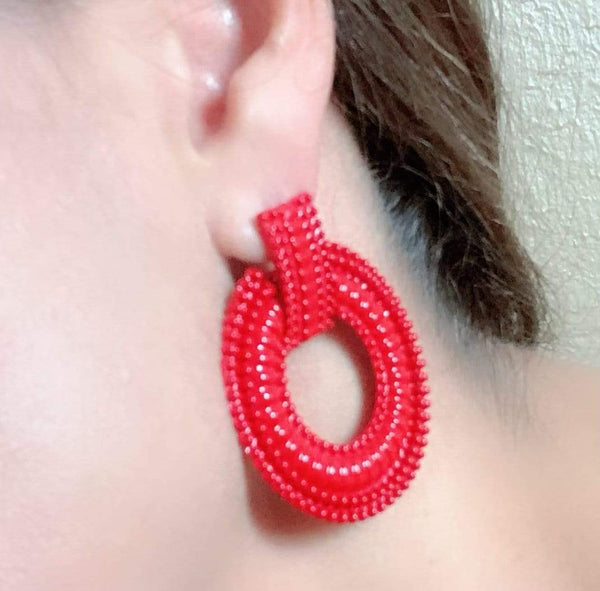 Petra -Red Earrings
