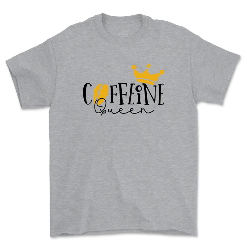 Caffeine Queen Shirt Coffee Lover Mom Tshirts Gift for Her