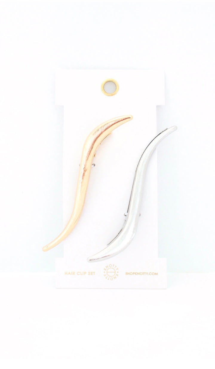 Swoosh Hair Clip 2-Pack