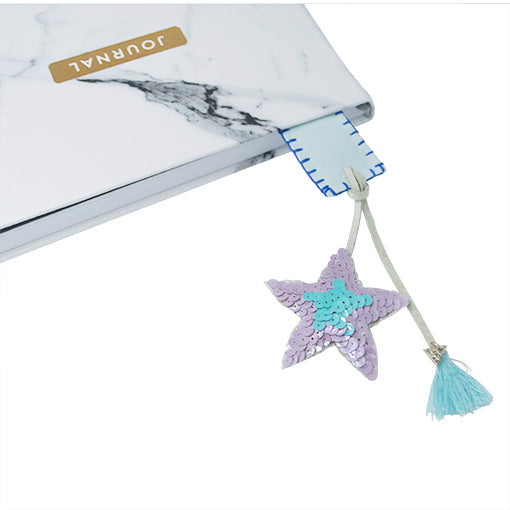 Hamptons Blue Star - Personalized Bookmark