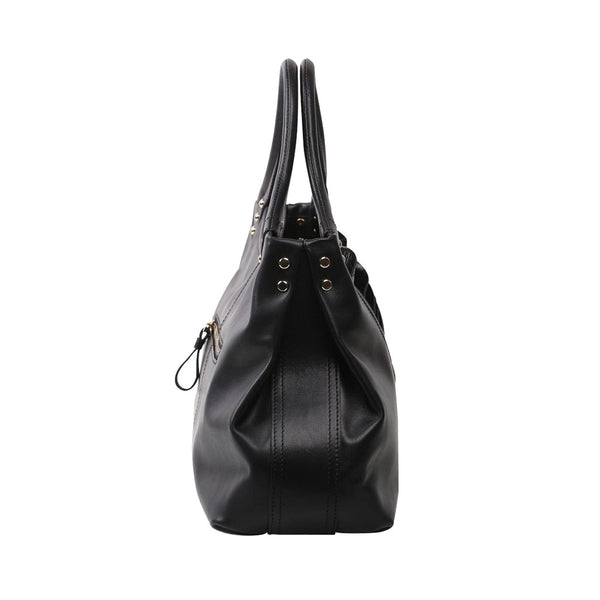 Feather Black Tote
