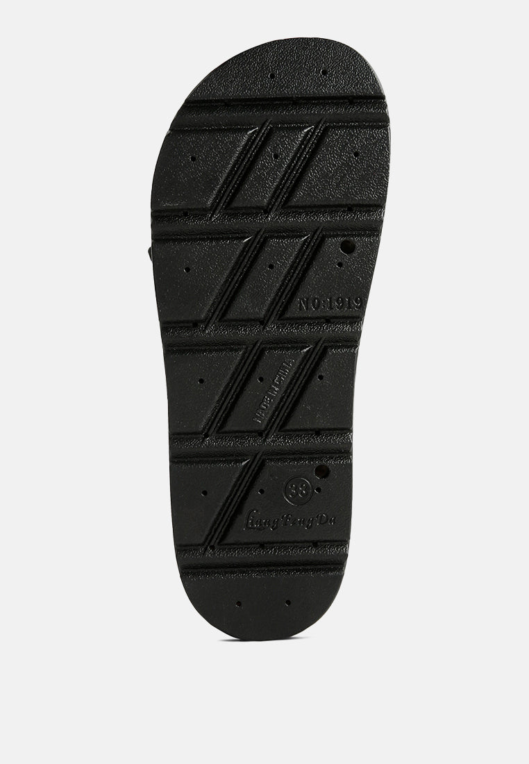 Voopret Tie-Up Flat Sandals