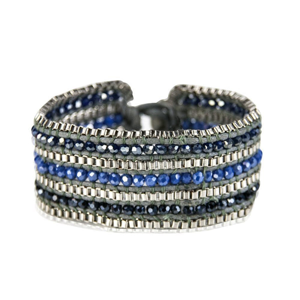 Looped  Bracelet-Sapphire