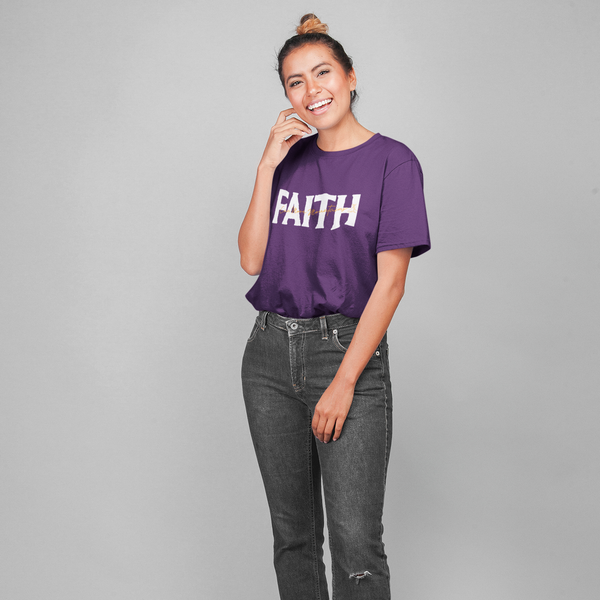 Faith Can Move Mountains Shirt Unisex Casual Christian Prayer Religious Tee Tops Nature Lover Gift
