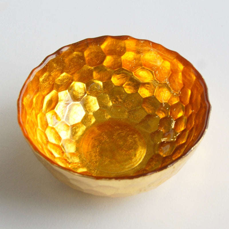 HIVE 9.5" Amber/Gold Salad Bowl