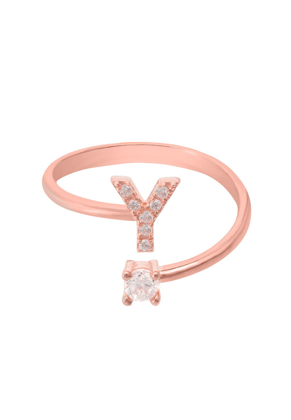 Initial Ring Rosegold Y