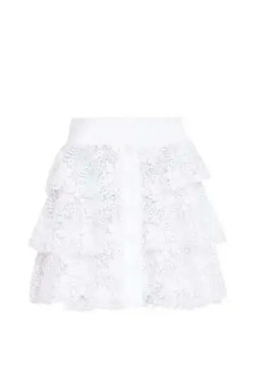 Alicia White Lace Skirt