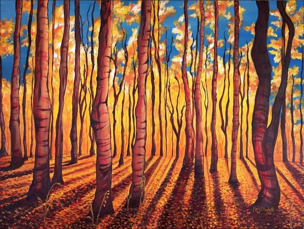 Birch Trees in Fall : Prints
