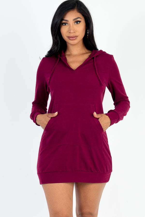 French Terry Hoodie Dress (CAPELLA)