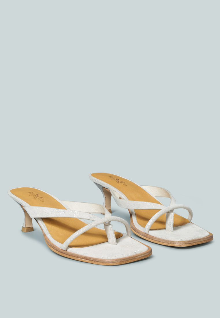 Winslet Heeled Thong Sandal