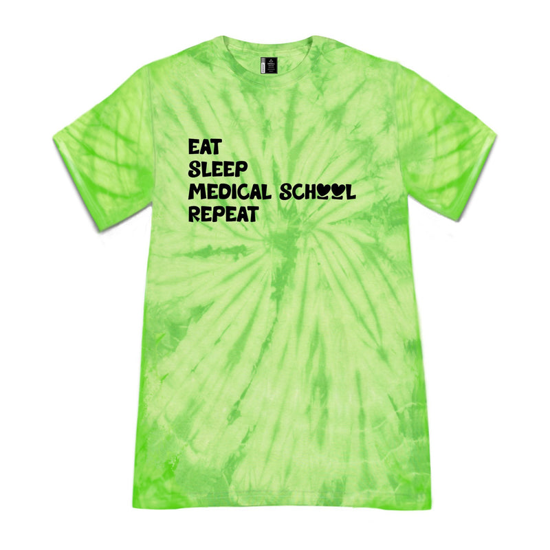 Medical School Shirt Women Med Student T-Shirt Funny Eat Sleep Medical School Tshirt Mens Soft Unisex Future Doctor Tee