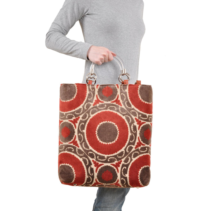 Medallion Seagrass Large Tote