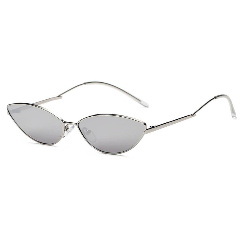 FLINT | S3012 - Small True Retro Vintage Slim Metal Sunglasses