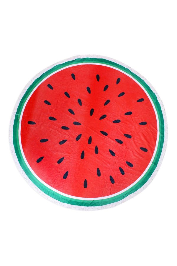 Hdf1864-4 - Water Melon Round Towel