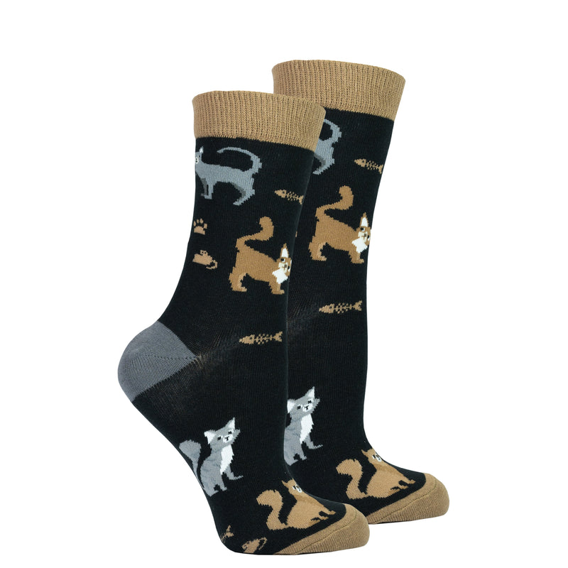 Women's Cute Cats Socks Set