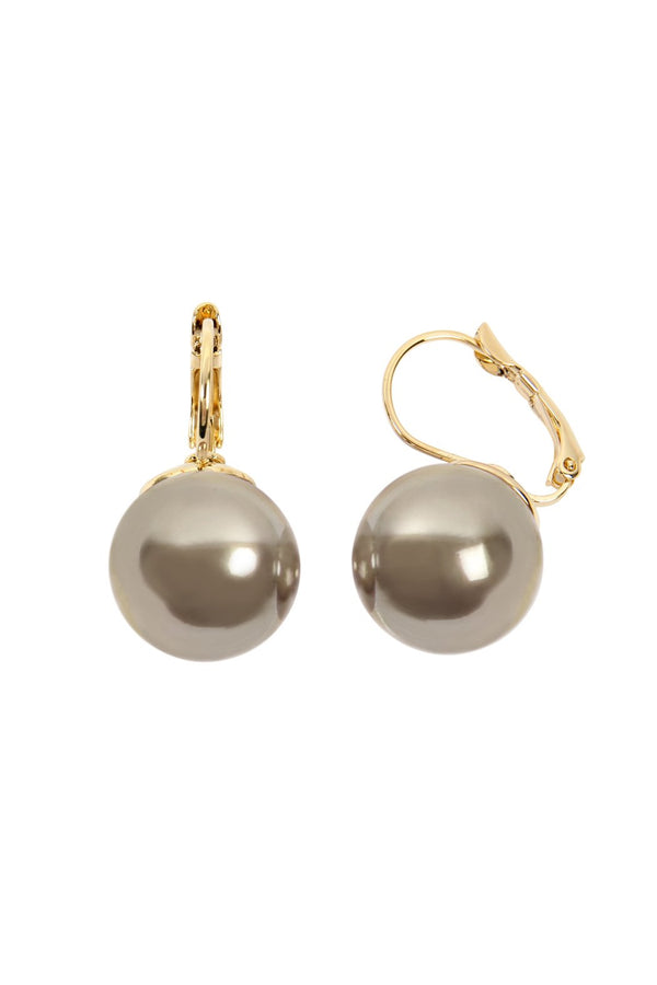 Hde2343 - Hinged Pearl Earrings