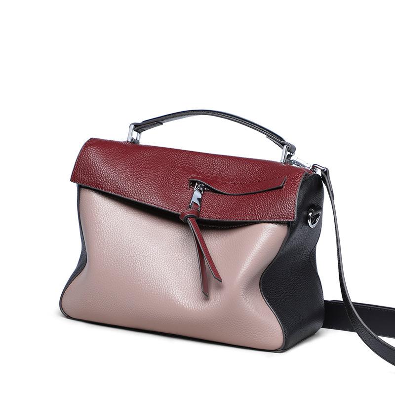 Genuine Leather Bag for Female Bag Shoulder Bag Large Capacity