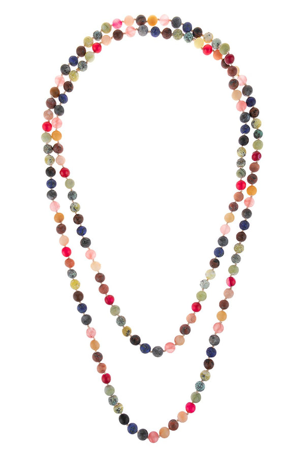 Multi-Tone Long Necklace