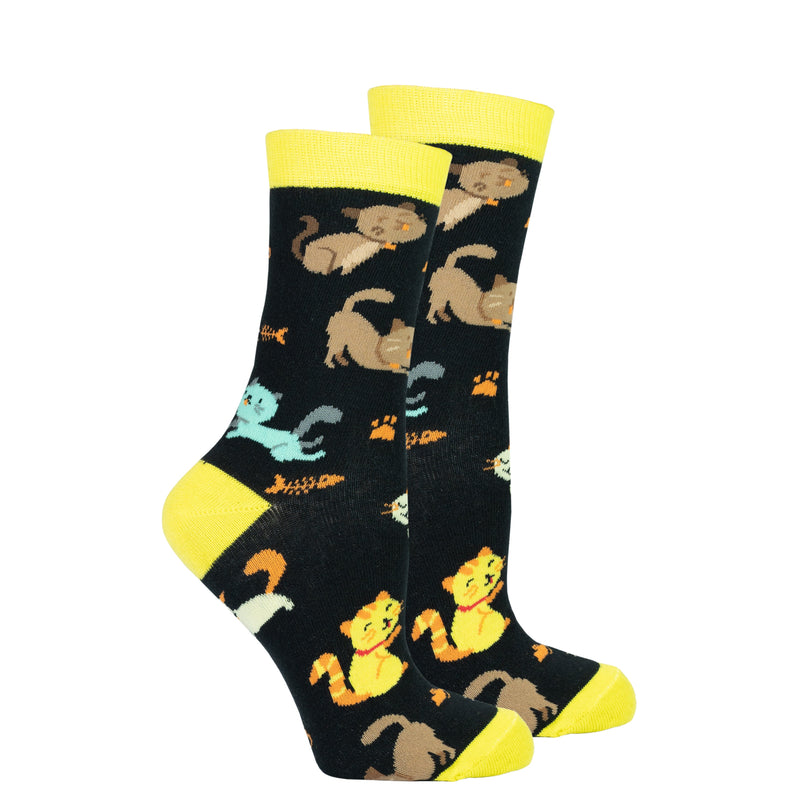 Women's Cute Cats Socks Set