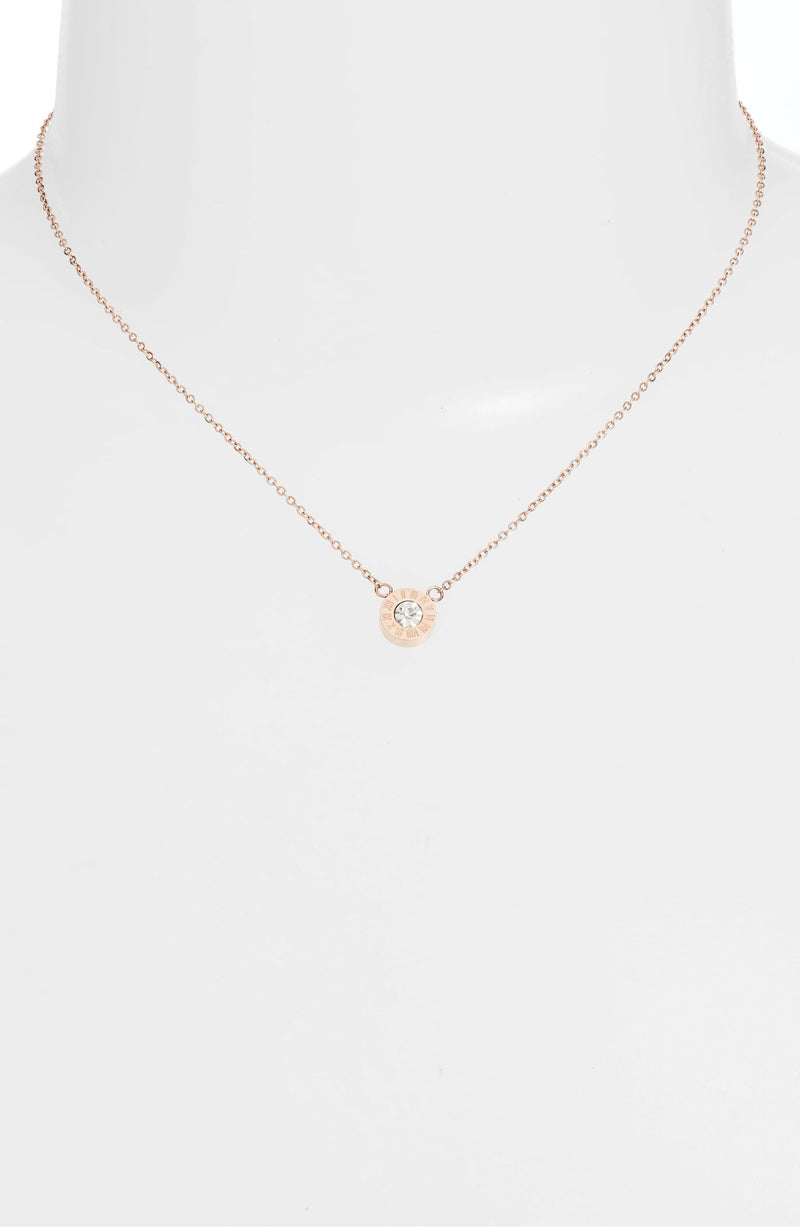 Numerals Single Charm Necklace | More Colors Available