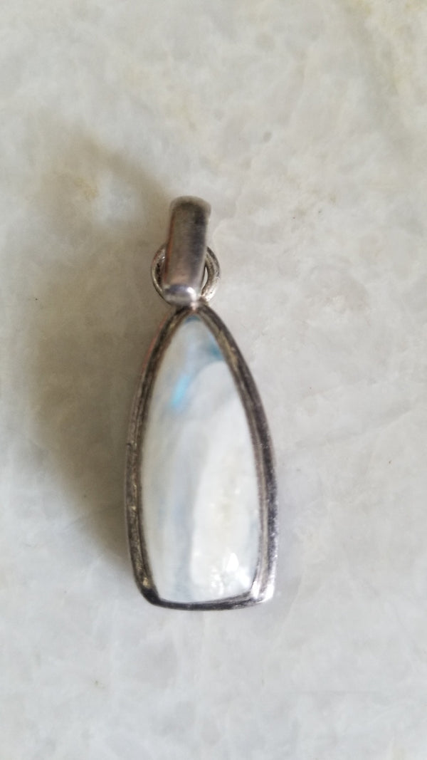 Silver Pendant - Semi Precious Stone
